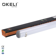 OKELI High Lumens 4ft Tubes Housing Fixture 5W 10W 20W Integrated Linear T5 LED Tube Light For Shop